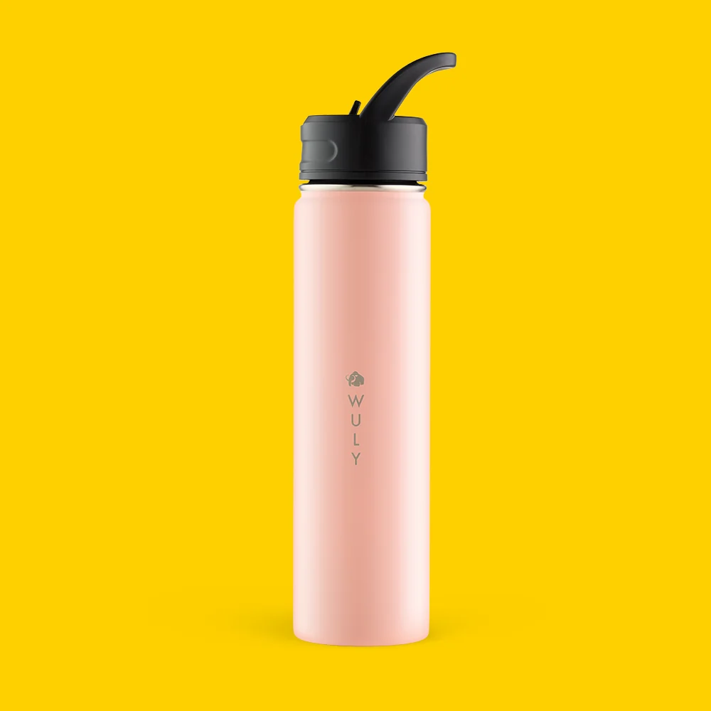 front_active_bottle_800_peach Active Butelka Termiczna 800 ml - obrazek 1